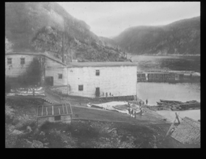 Image of Whaling station ramp with remains, Men